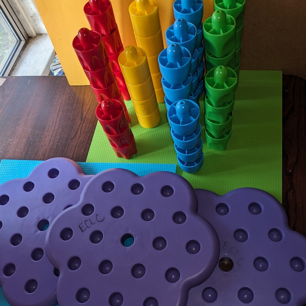 #7 GeoKid Daisy Maxi Stacking & Sorting Set           box #7